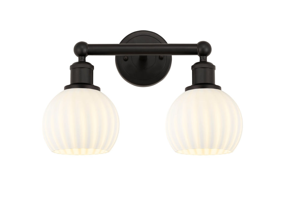 Innovations 616-2W-OB-G1217-6WV LED Bath Vanity, Oil Rubbed Bronze