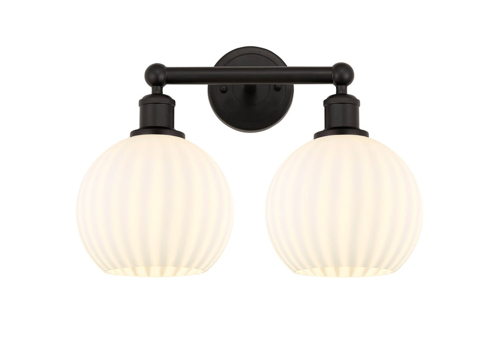Innovations 616-2W-OB-G1217-8WV LED Bath Vanity, Oil Rubbed Bronze