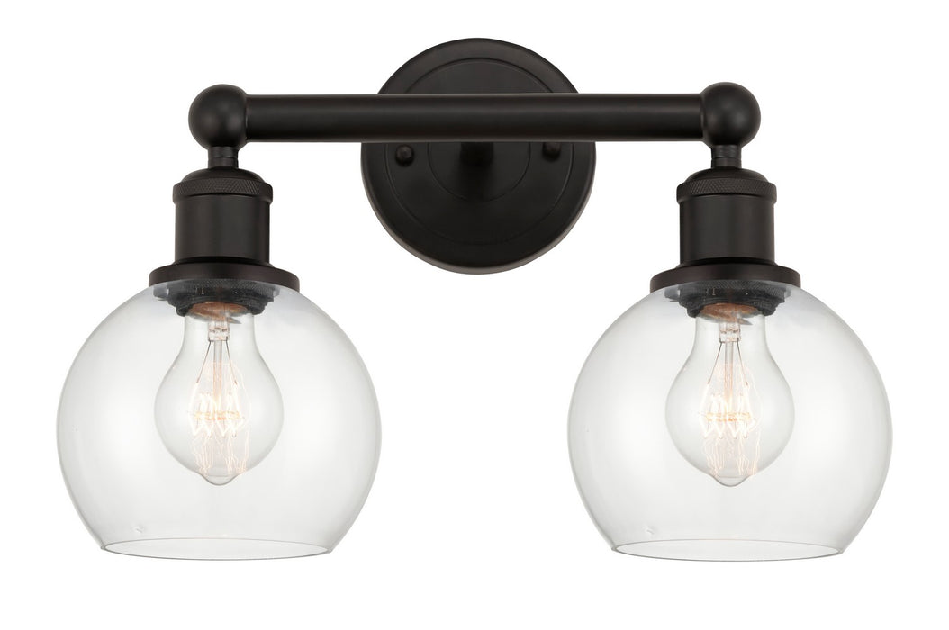 Innovations 616-2W-OB-G122-6 Two Light Bath Vanity, Oil Rubbed Bronze