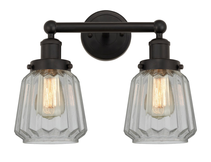 Innovations 616-2W-OB-G142 Two Light Bath Vanity, Oil Rubbed Bronze