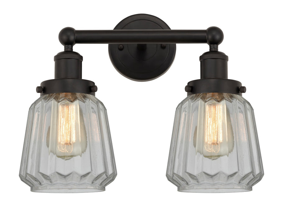 Innovations 616-2W-OB-G142 Two Light Bath Vanity, Oil Rubbed Bronze