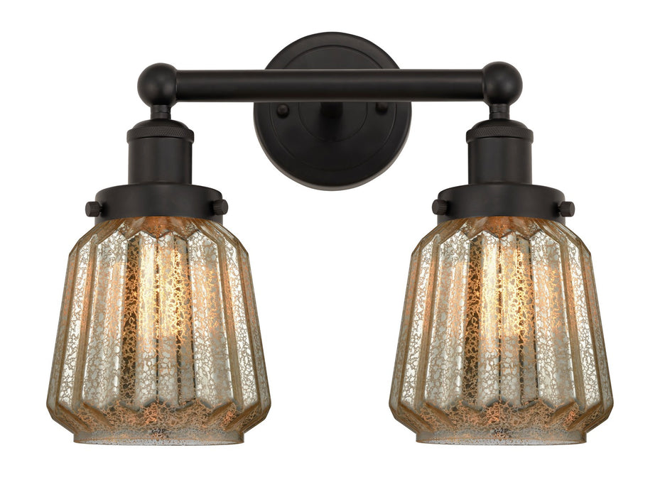 Innovations 616-2W-OB-G146 Two Light Bath Vanity, Oil Rubbed Bronze