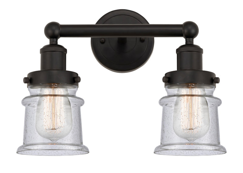 Innovations 616-2W-OB-G184S Two Light Bath Vanity, Oil Rubbed Bronze