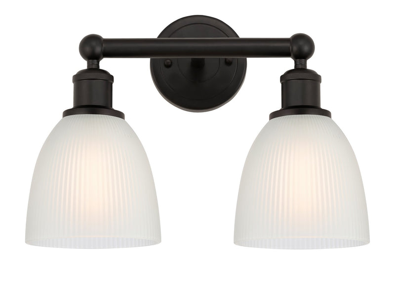 Innovations 616-2W-OB-G381 Two Light Bath Vanity, Oil Rubbed Bronze