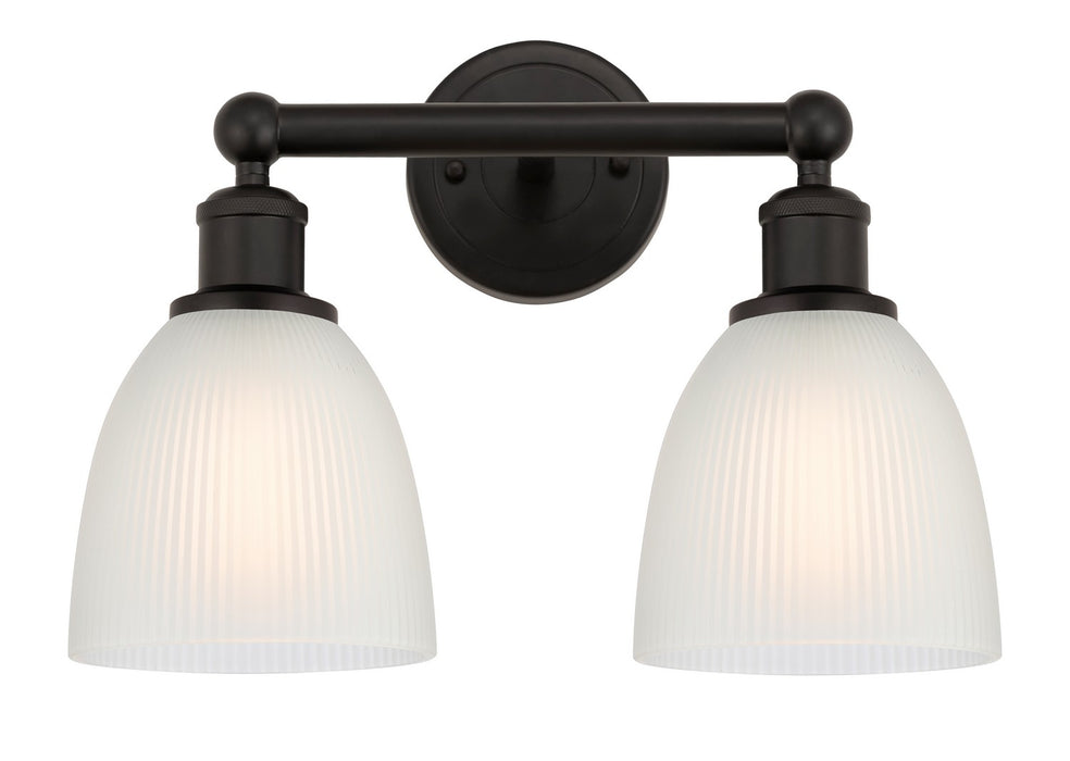 Innovations 616-2W-OB-G381 Two Light Bath Vanity, Oil Rubbed Bronze