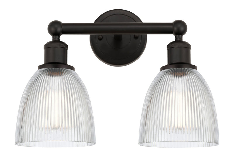 Innovations 616-2W-OB-G382 Two Light Bath Vanity, Oil Rubbed Bronze