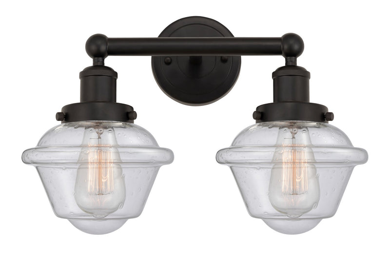 Innovations 616-2W-OB-G534 Two Light Bath Vanity, Oil Rubbed Bronze