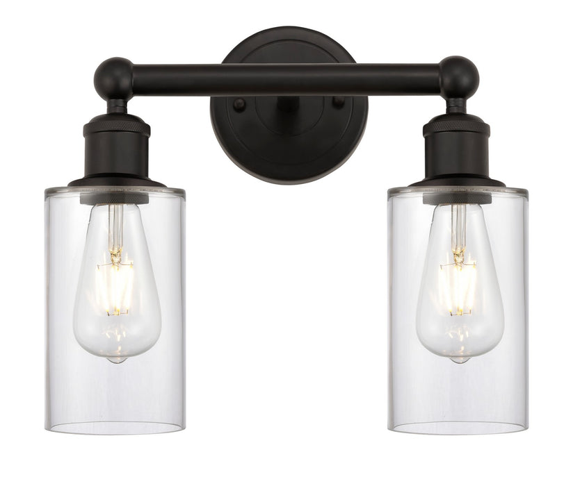 Innovations 616-2W-OB-G802 Two Light Bath Vanity, Oil Rubbed Bronze