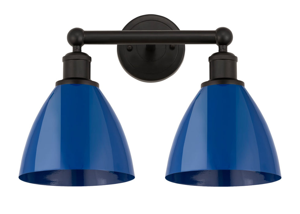 Innovations 616-2W-OB-MBD-75-BL Two Light Bath Vanity, Oil Rubbed Bronze