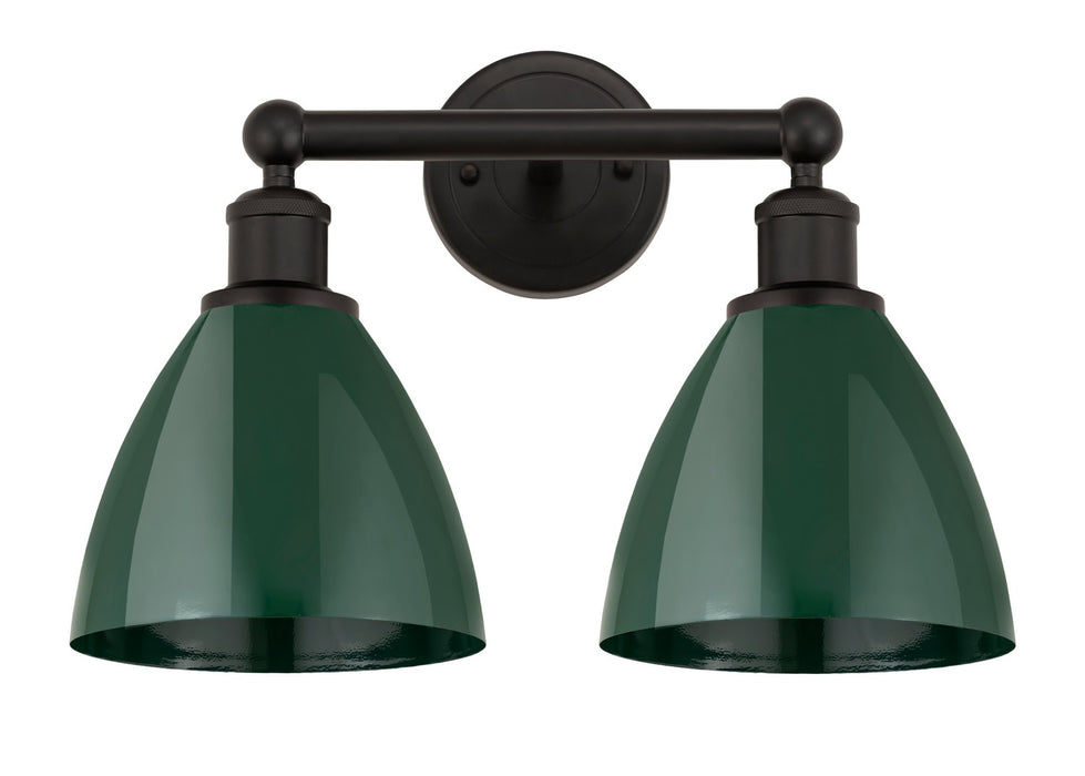 Innovations 616-2W-OB-MBD-75-GR Two Light Bath Vanity, Oil Rubbed Bronze