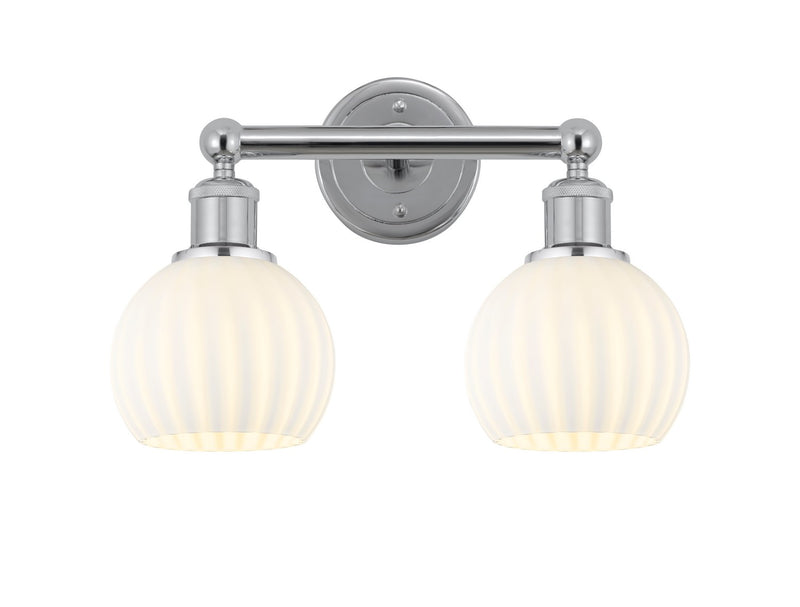 Innovations 616-2W-PC-G1217-6WV LED Bath Vanity, Polished Chrome
