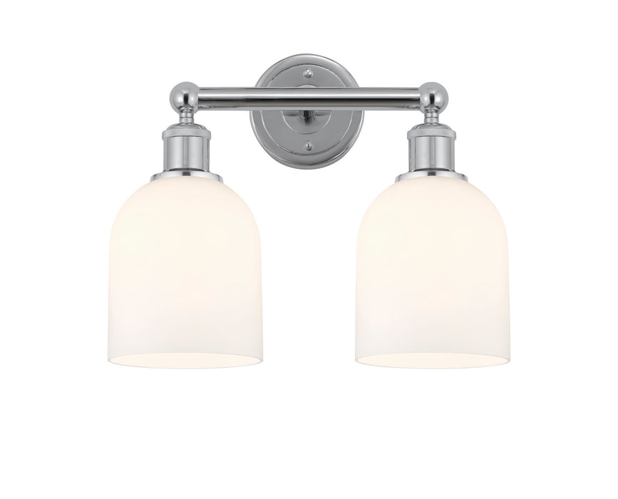 Innovations 616-2W-PC-G558-6GWH LED Bath Vanity, Polished Chrome