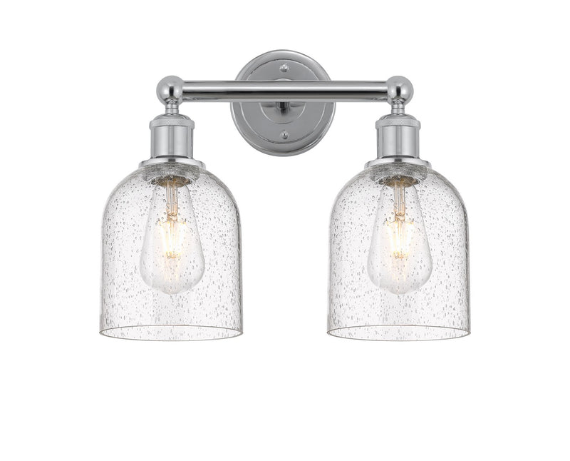 Innovations 616-2W-PC-G558-6SDY Two Light Bath Vanity, Polished Chrome