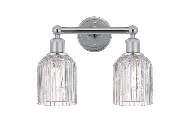 Innovations 616-2W-PC-G559-5CL Two Light Bath Vanity, Polished Chrome