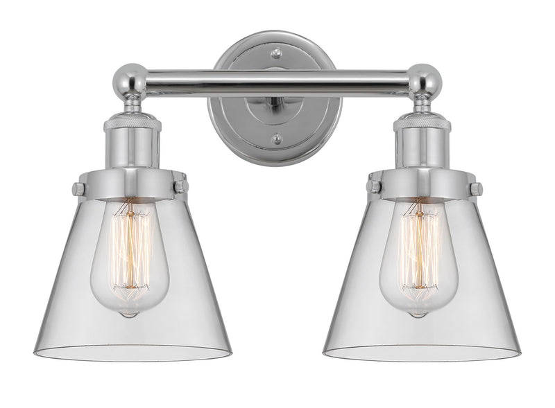 Innovations 616-2W-PC-G62 Two Light Bath Vanity, Polished Chrome