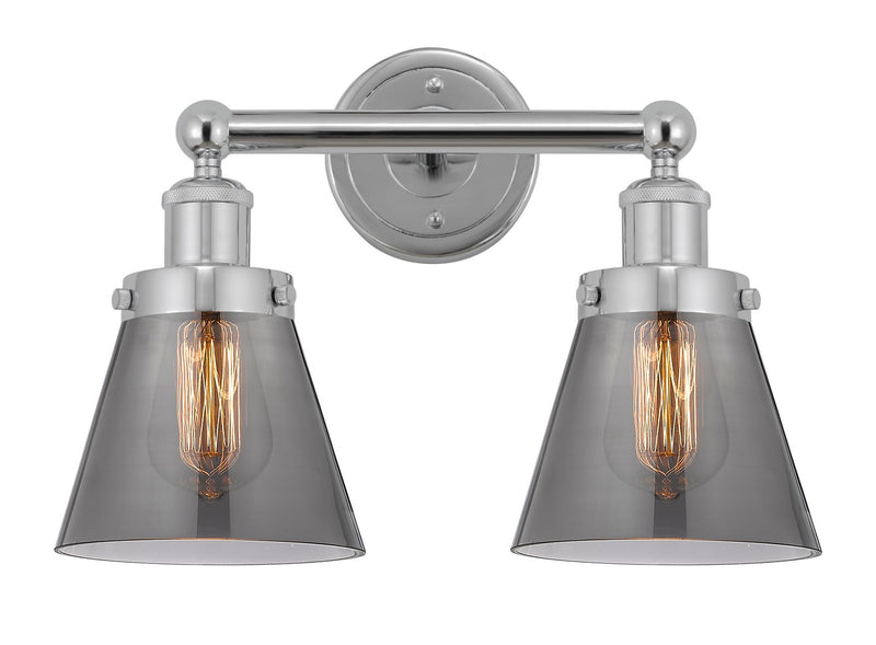 Innovations 616-2W-PC-G63 Two Light Bath Vanity, Polished Chrome