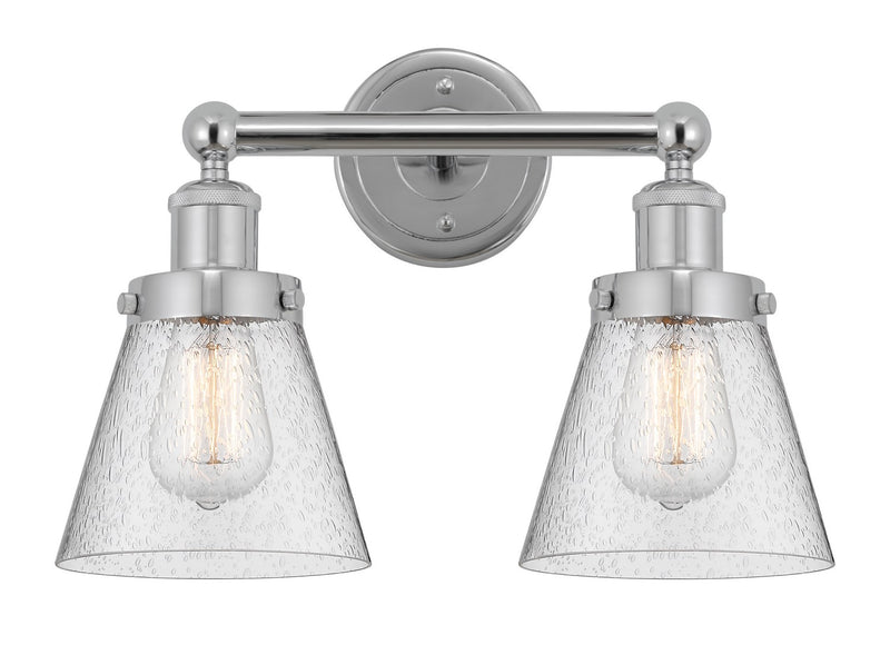 Innovations 616-2W-PC-G64 Two Light Bath Vanity, Polished Chrome