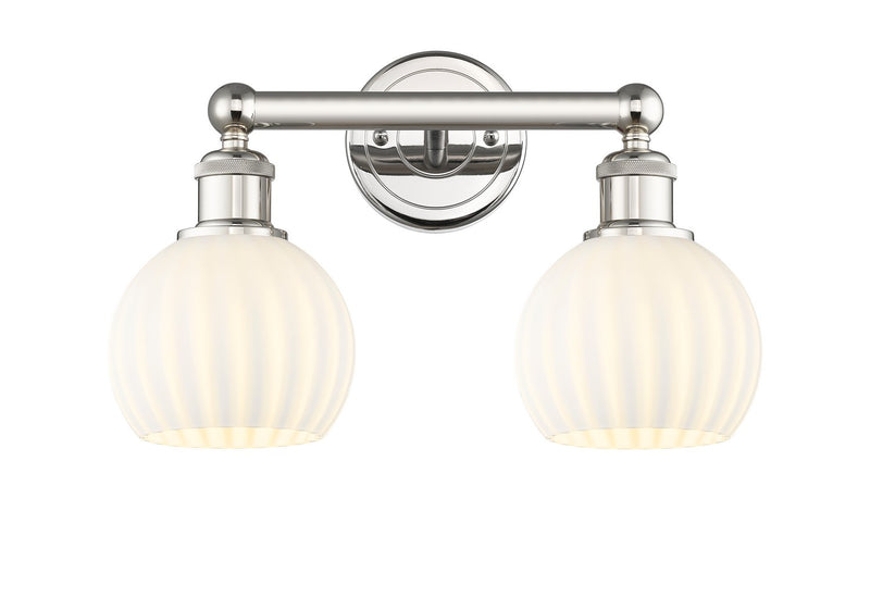 Innovations 616-2W-PN-G1217-6WV LED Bath Vanity, Polished Nickel