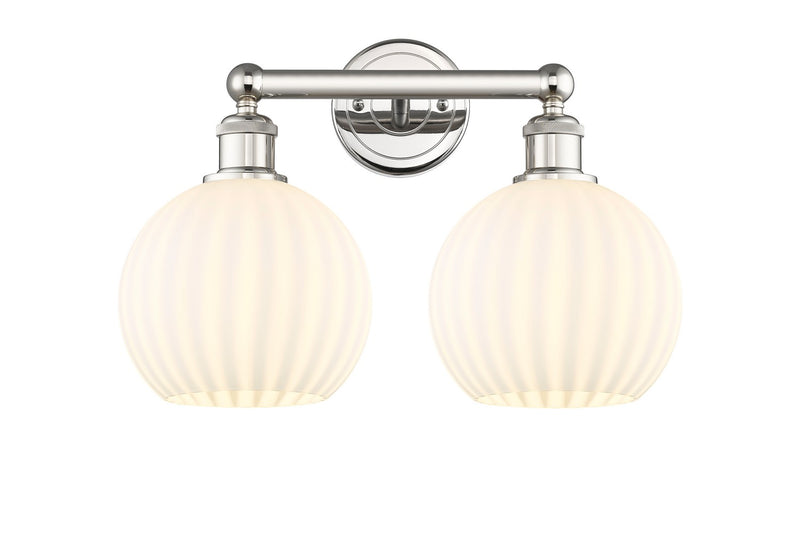 Innovations 616-2W-PN-G1217-8WV LED Bath Vanity, Polished Nickel