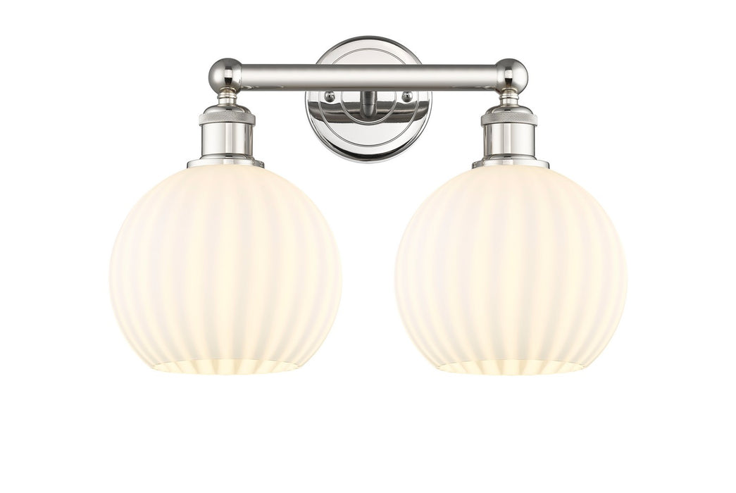 Innovations 616-2W-PN-G1217-8WV LED Bath Vanity, Polished Nickel
