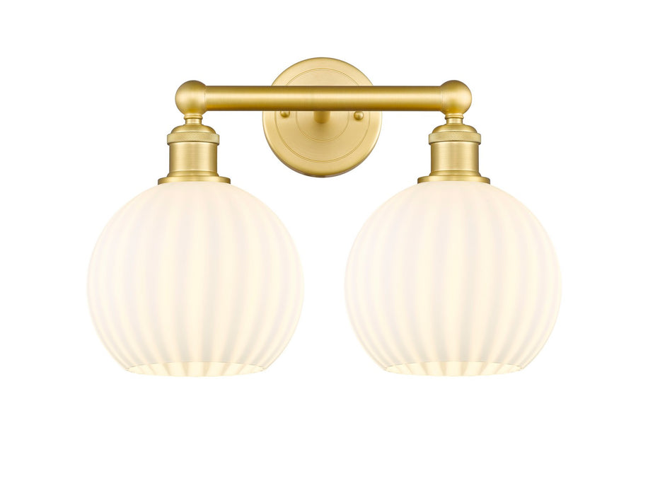 Innovations 616-2W-SG-G1217-8WV LED Bath Vanity, Satin Gold