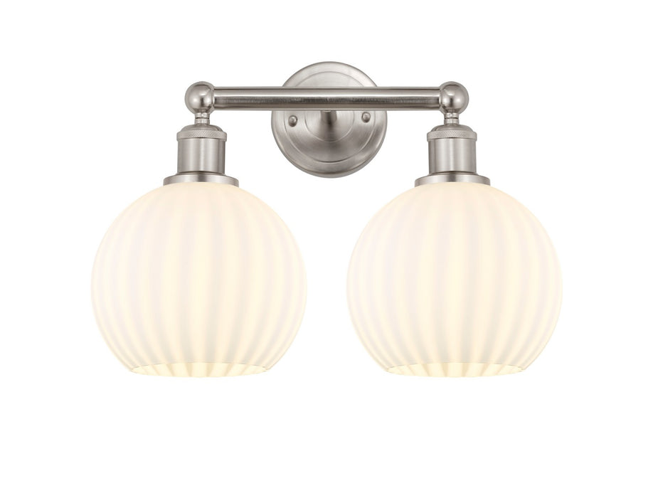 Innovations 616-2W-SN-G1217-8WV LED Bath Vanity, Satin Nickel