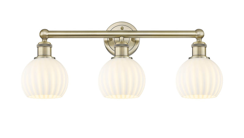 Innovations 616-3W-AB-G1217-6WV LED Bath Vanity, Antique Brass