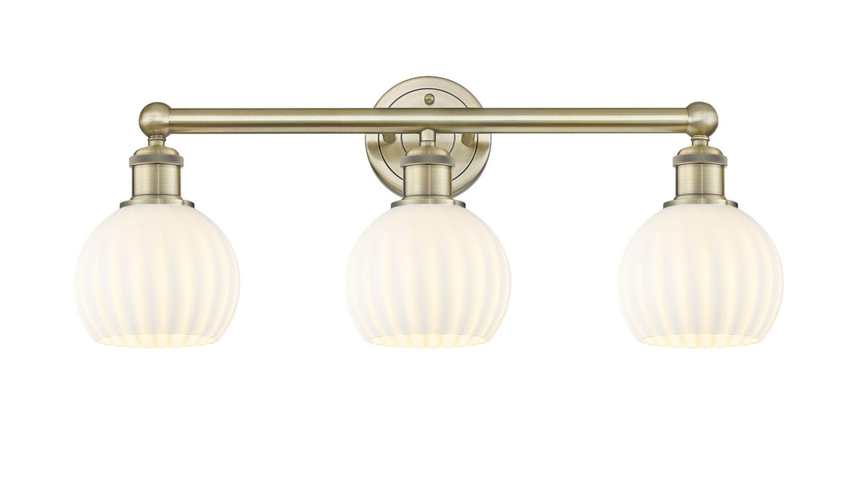 Innovations 616-3W-AB-G1217-6WV LED Bath Vanity, Antique Brass