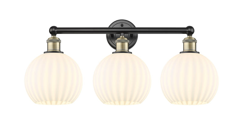 Innovations 616-3W-BAB-G1217-8WV LED Bath Vanity, Black Antique Brass