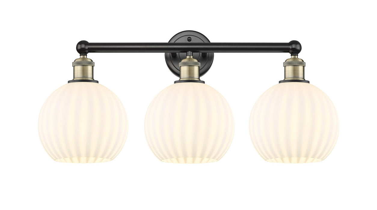 Innovations 616-3W-BAB-G1217-8WV LED Bath Vanity, Black Antique Brass