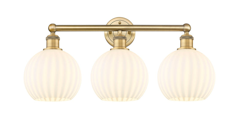 Innovations 616-3W-BB-G1217-8WV LED Bath Vanity, Brushed Brass