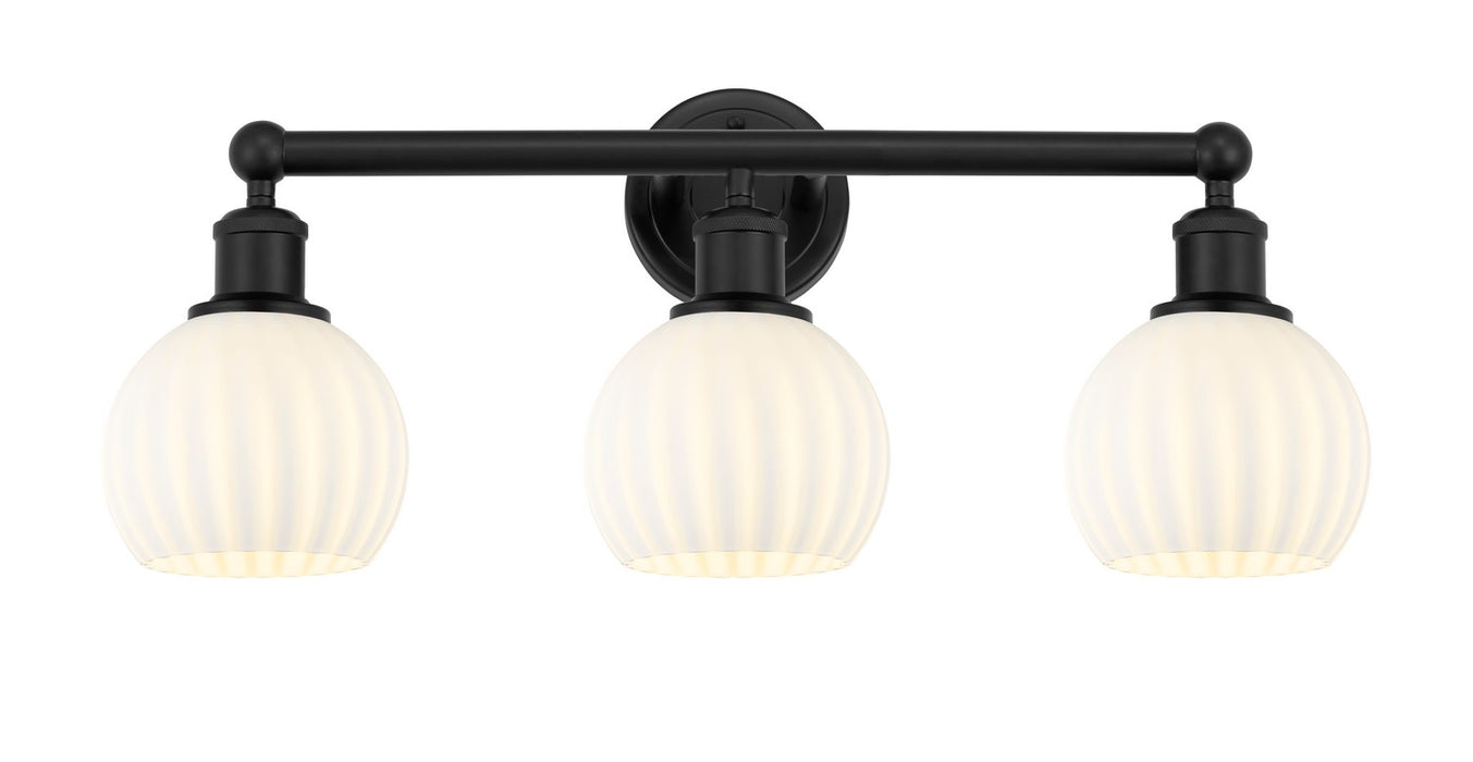 Innovations 616-3W-BK-G1217-6WV LED Bath Vanity, Matte Black