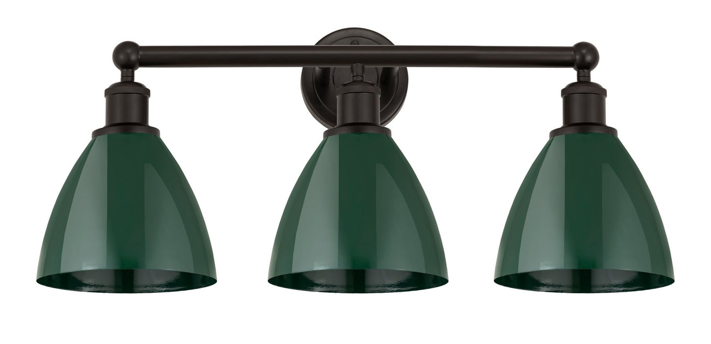 Innovations 616-3W-OB-MBD-75-GR Three Light Bath Vanity, Oil Rubbed Bronze