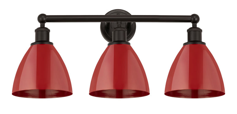Innovations 616-3W-OB-MBD-75-RD Three Light Bath Vanity, Oil Rubbed Bronze