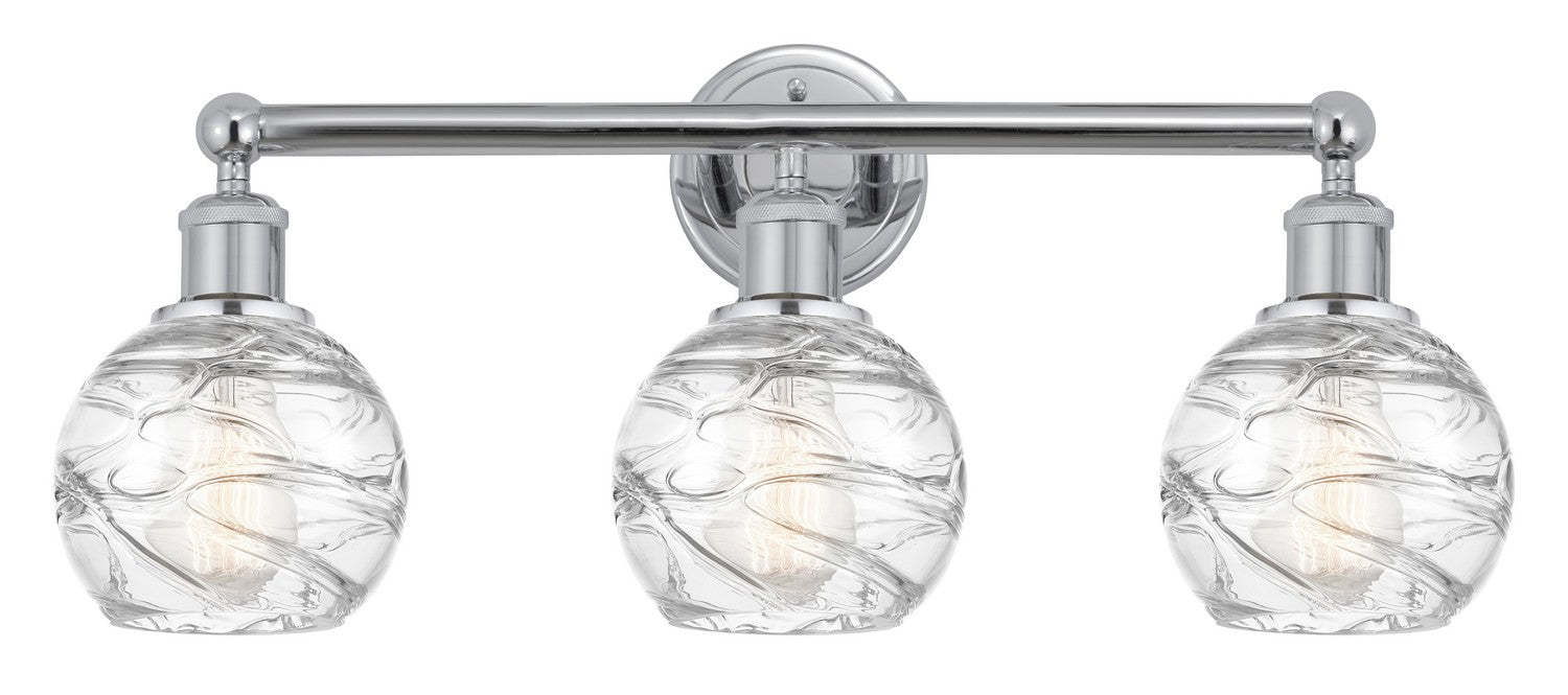 Innovations 616-3W-PC-G1213-6 Three Light Bath Vanity, Polished Chrome