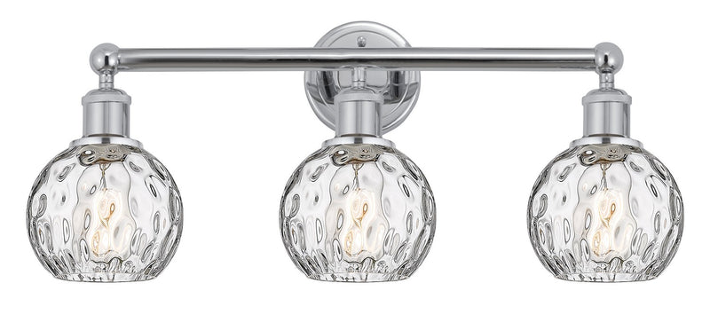 Innovations 616-3W-PC-G1215-6 Three Light Bath Vanity, Polished Chrome