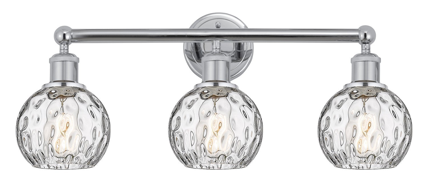 Innovations 616-3W-PC-G1215-6 Three Light Bath Vanity, Polished Chrome
