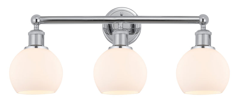Innovations 616-3W-PC-G121-6 Three Light Bath Vanity, Polished Chrome