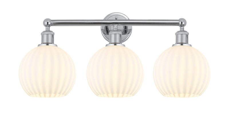 Innovations 616-3W-PC-G1217-8WV LED Bath Vanity, Polished Chrome
