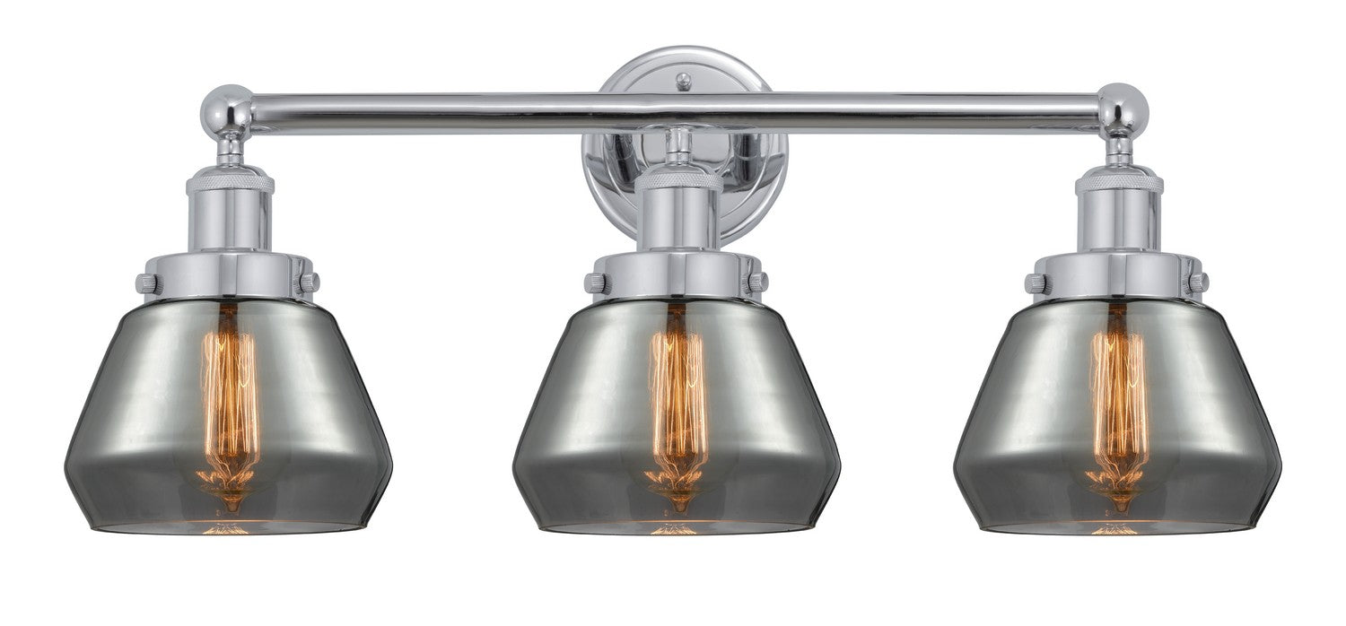 Innovations 616-3W-PC-G173 Three Light Bath Vanity, Polished Chrome