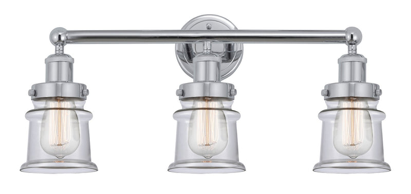 Innovations 616-3W-PC-G182S Three Light Bath Vanity, Polished Chrome