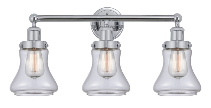Innovations 616-3W-PC-G192 Three Light Bath Vanity, Polished Chrome