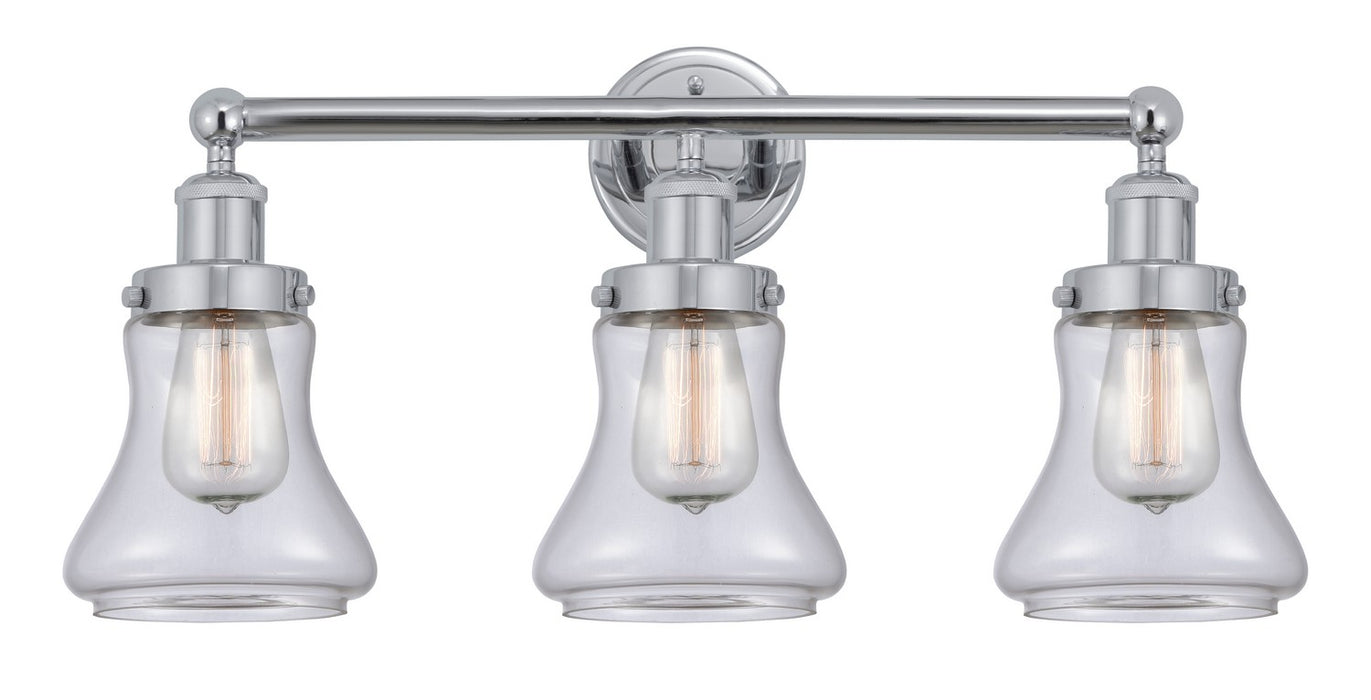 Innovations 616-3W-PC-G192 Three Light Bath Vanity, Polished Chrome