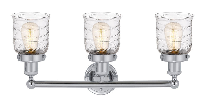 Innovations 616-3W-PC-G513 Three Light Bath Vanity, Polished Chrome