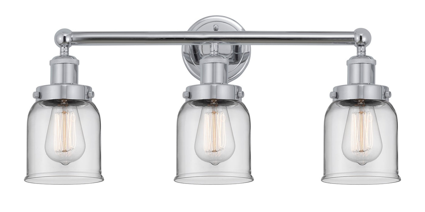 Innovations 616-3W-PC-G52 Three Light Bath Vanity, Polished Chrome