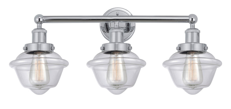 Innovations 616-3W-PC-G532 Three Light Bath Vanity, Polished Chrome