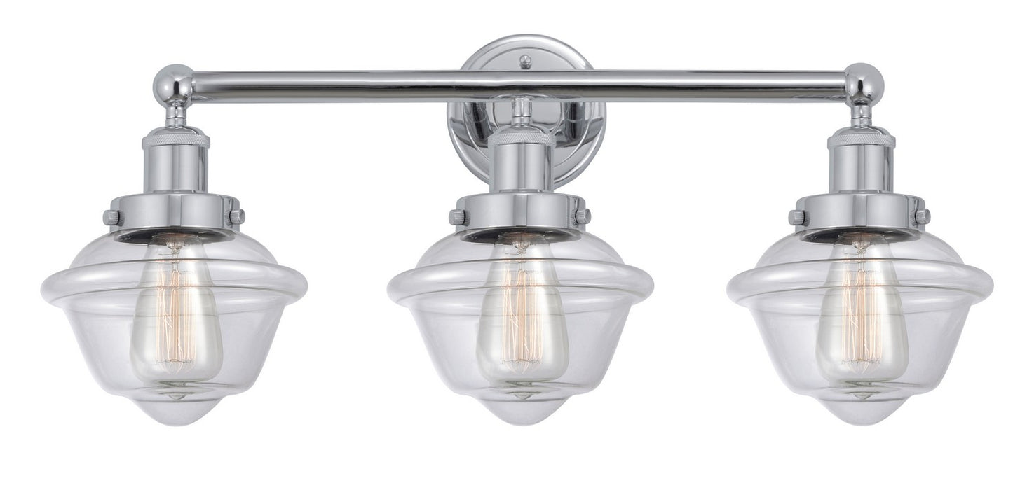 Innovations 616-3W-PC-G532 Three Light Bath Vanity, Polished Chrome