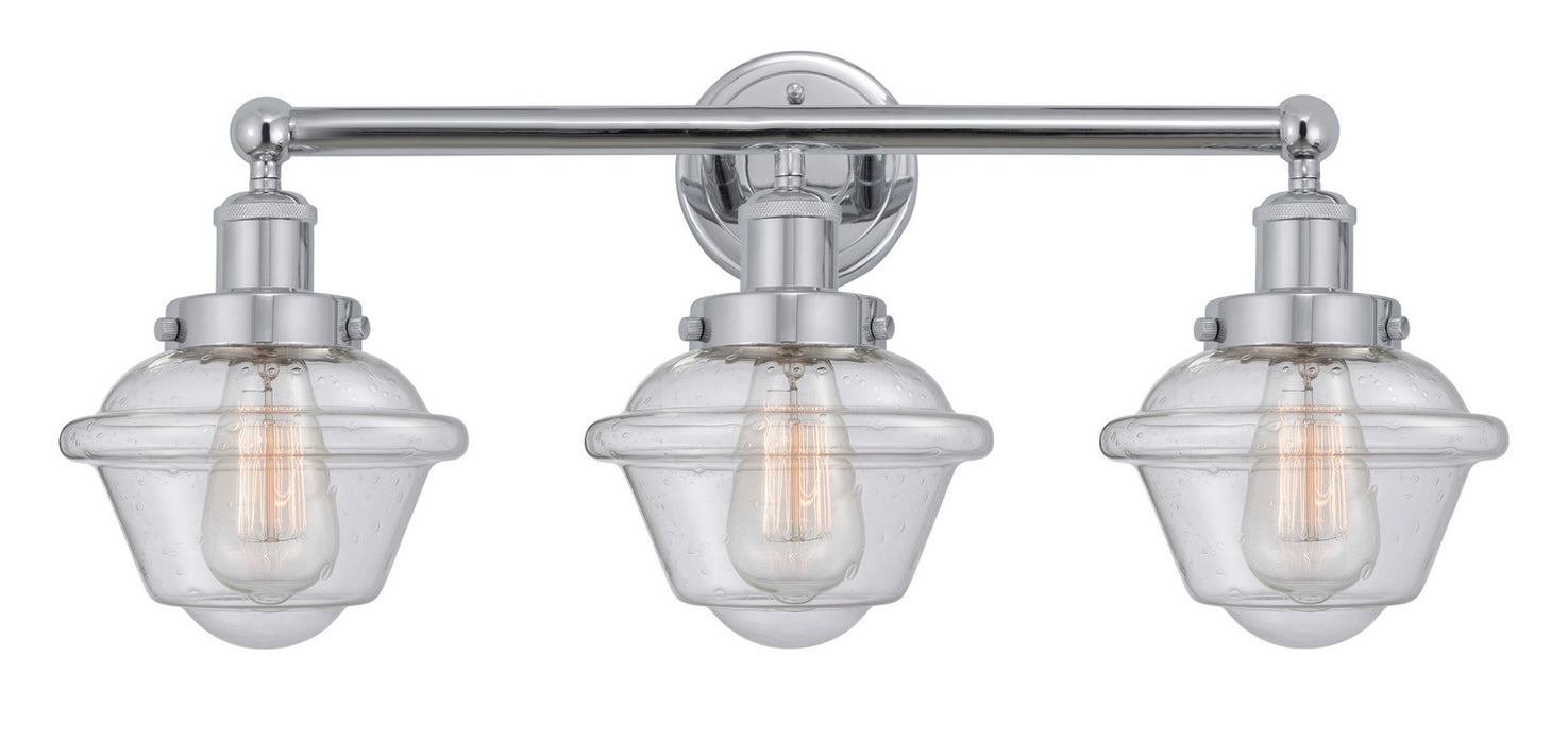 Innovations 616-3W-PC-G534 Three Light Bath Vanity, Polished Chrome
