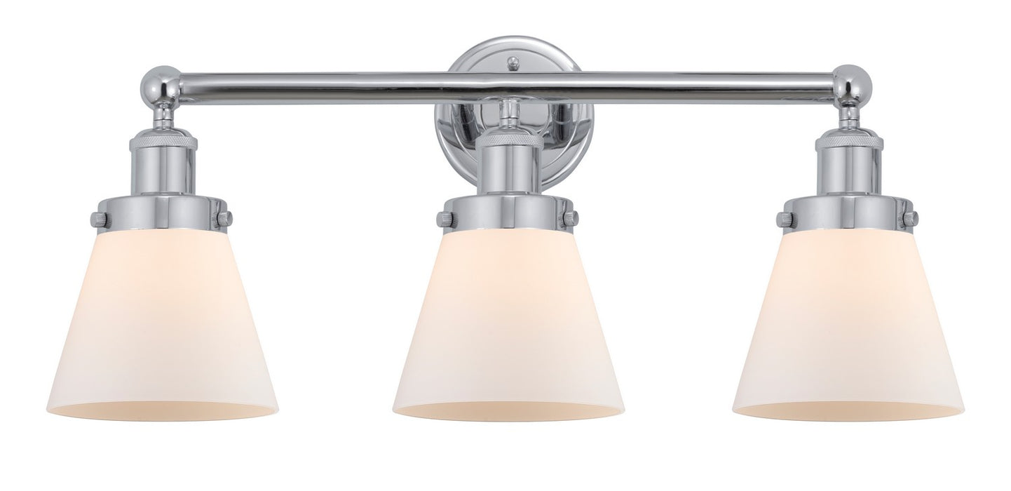 Innovations 616-3W-PC-G61 Three Light Bath Vanity, Polished Chrome