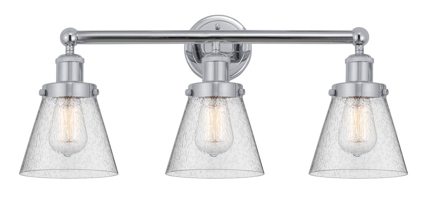 Innovations 616-3W-PC-G64 Three Light Bath Vanity, Polished Chrome